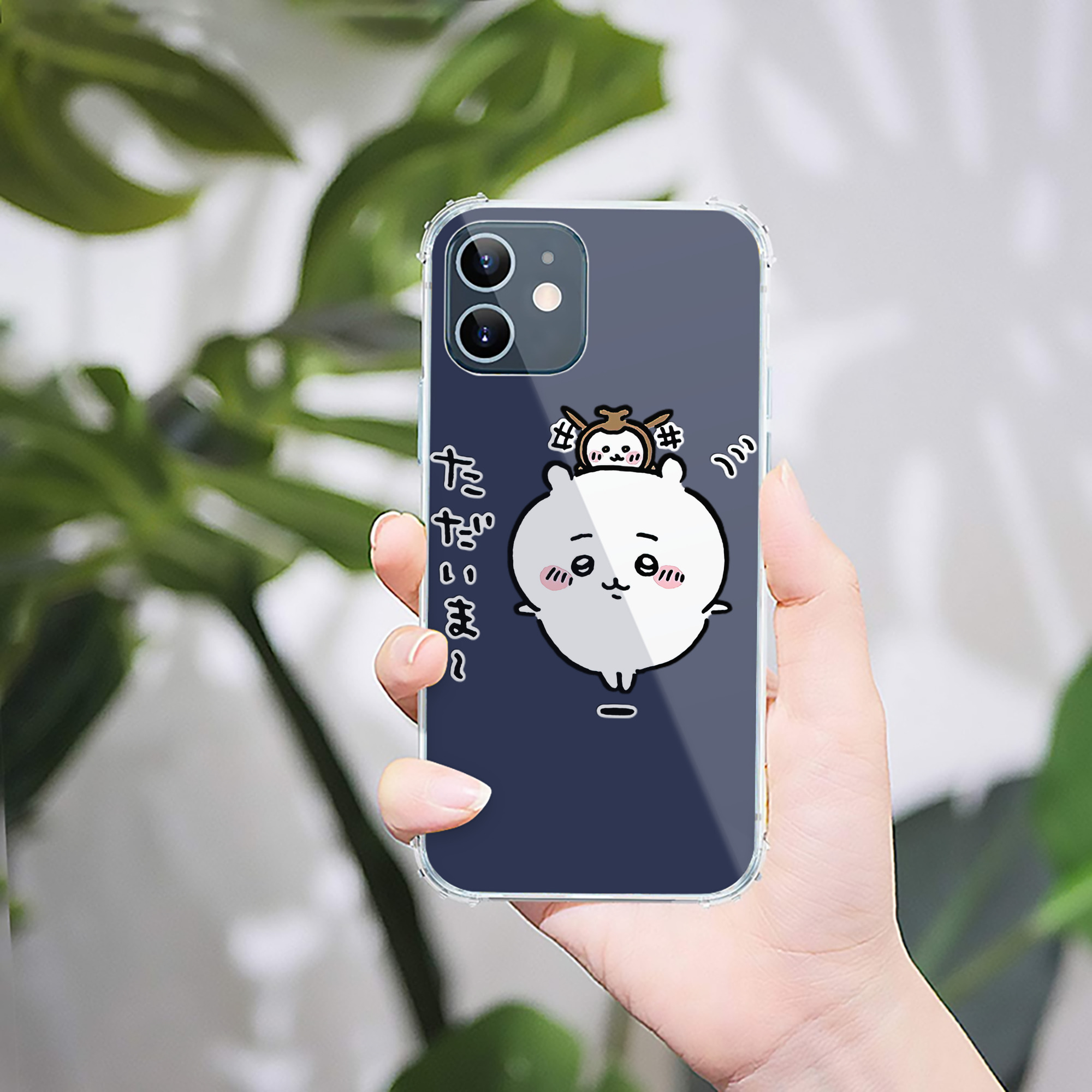 （画像用） ちいかわ ちいかわ Chii-kawa chiikawa 【iPhone 12シリーズ対応】透明スマホケース（クリアソフトケース）